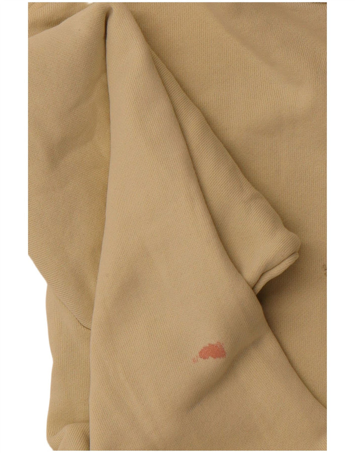 Мужской джемпер с капюшоном ADIDAS, хлопковый, желтого цвета