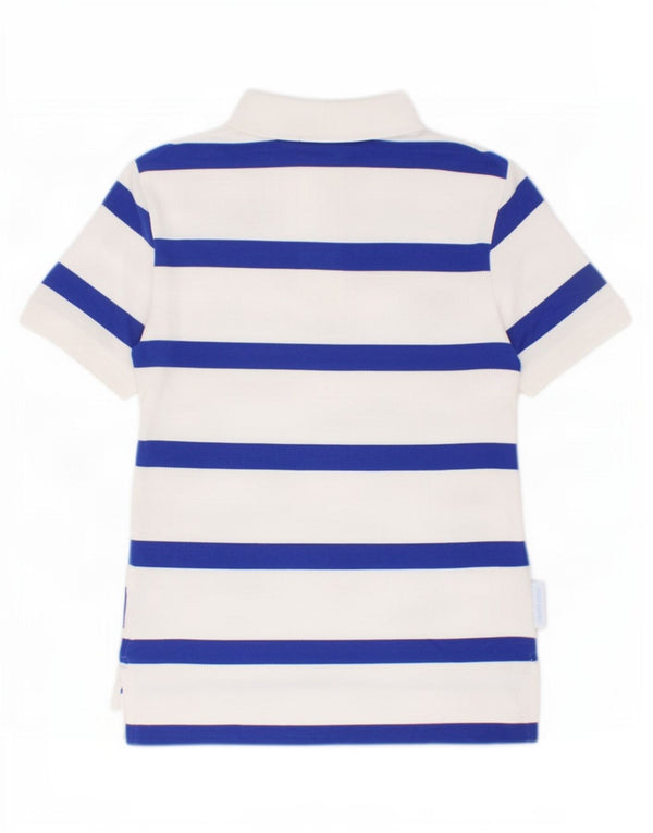 Рубашка-поло Polo Ralph Lauren для мальчиков 7-8 лет, маленькая белая полоска из хлопка