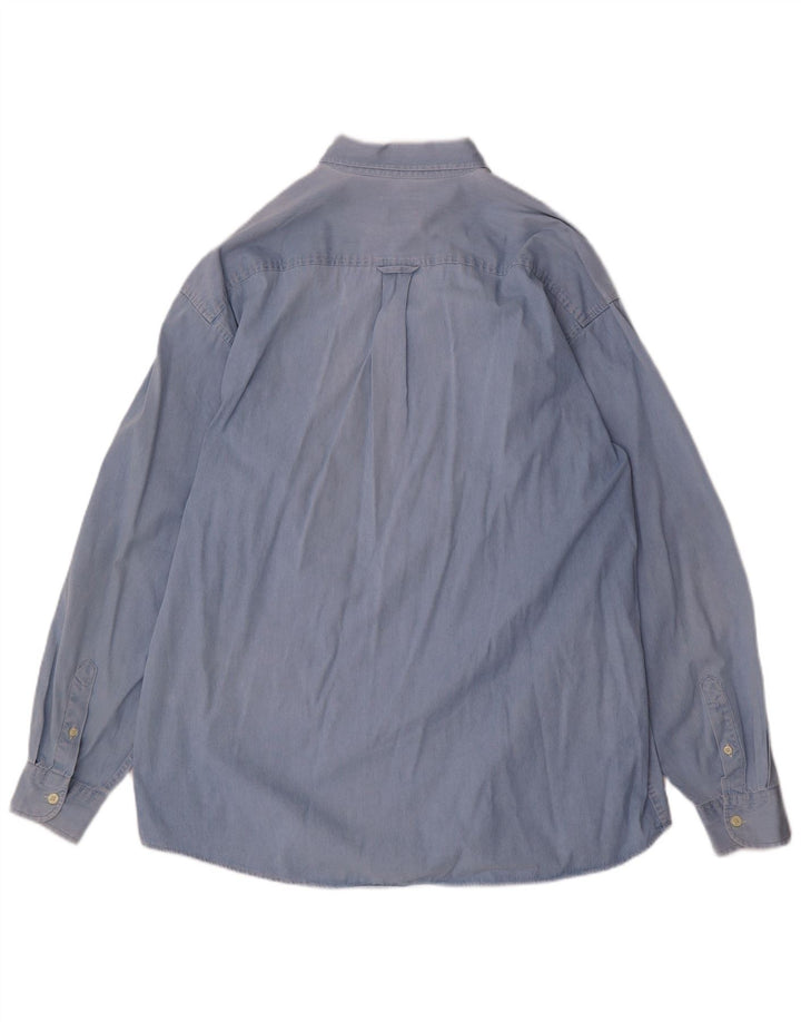 Мужская рубашка Dockers XL, синяя, хлопок