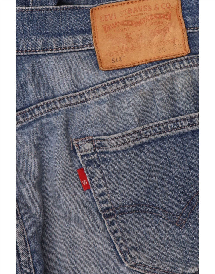 Мужские прямые джинсы Levi's 514 W30 L32 синие