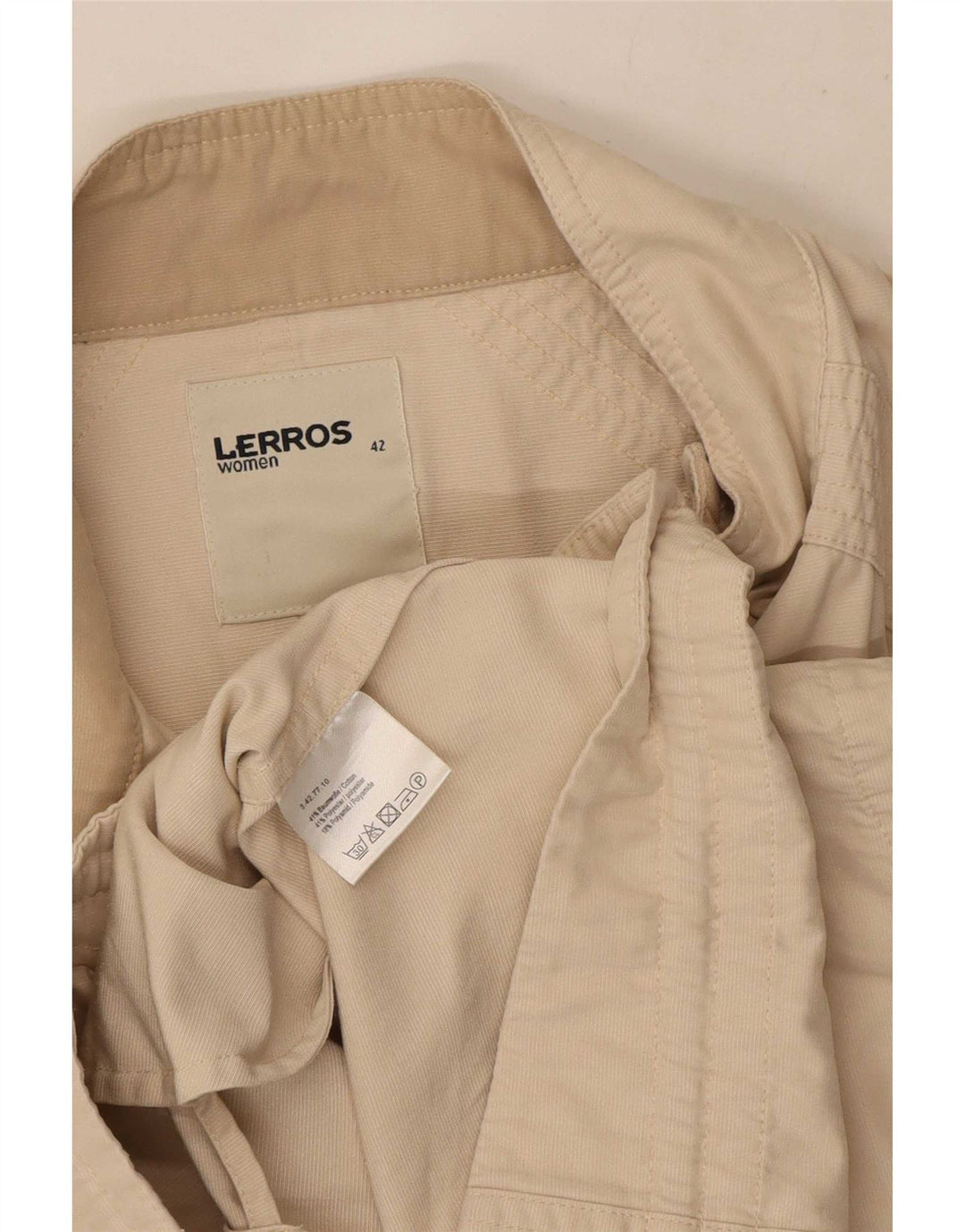 Женский жилет Lerros IT 42, средний бежевый, хлопок