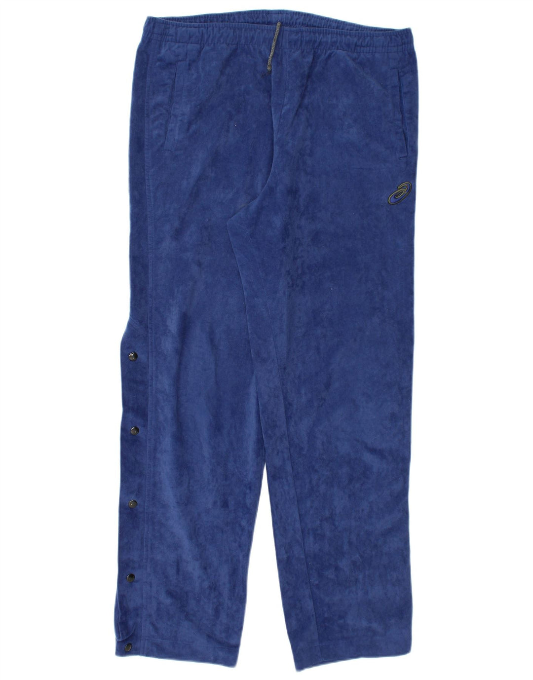 Мужские флисовые спортивные брюки ASICS, большие темно-синие