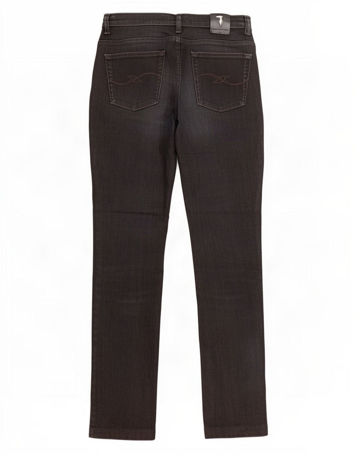 Женские прямые джинсы Trussardi W28 L28 черные