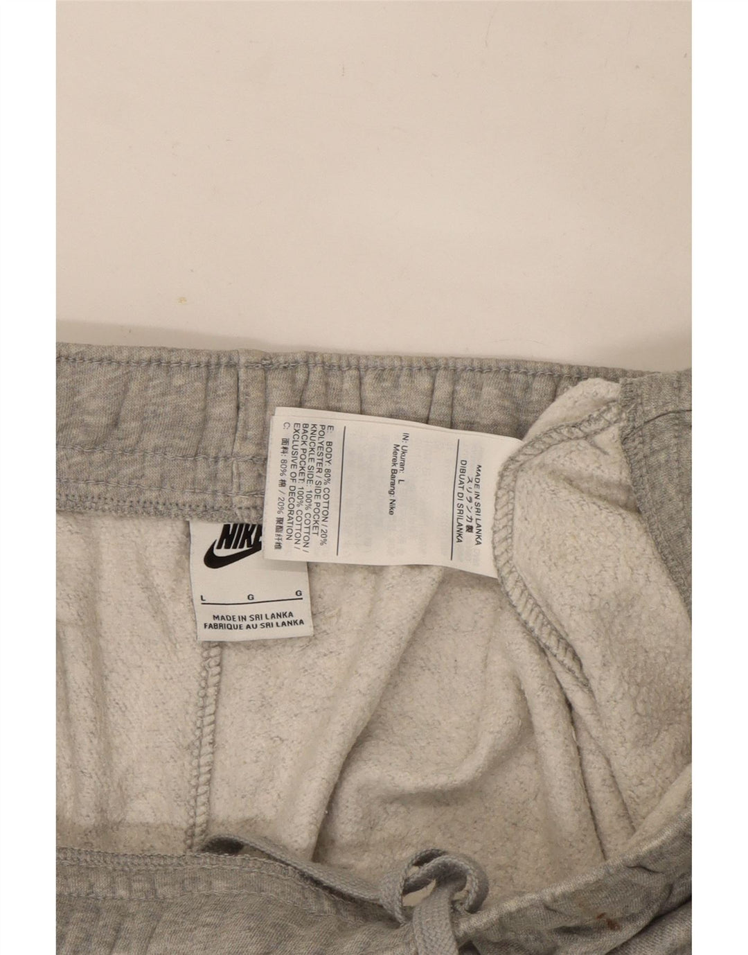 Мужские спортивные брюки Nike, большие серые хлопковые брюки с крапинками