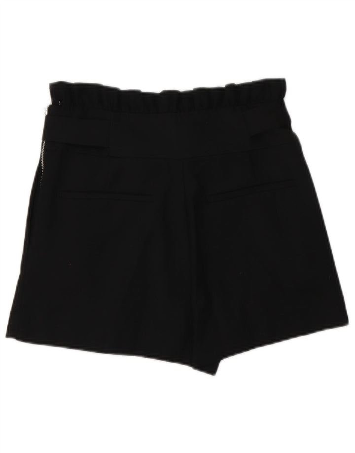 Женские шорты Zara Trafaluc с высокой талией, маленькие W26, черные, полиэстер