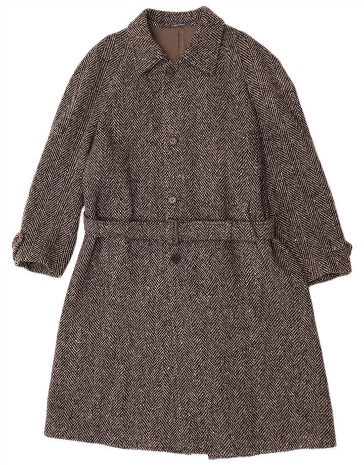 Мужское пальто Lebole IT 48 Medium Grey Herringbone Wool