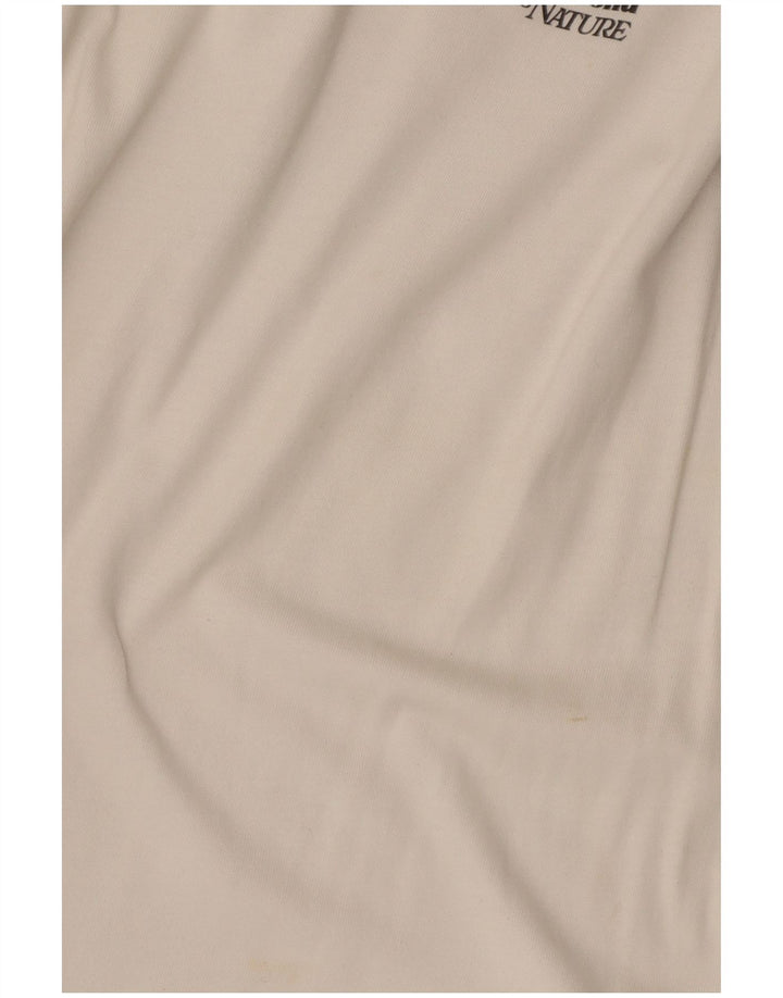 Женская футболка с рисунком Levi's, топ 2XL, белый хлопок