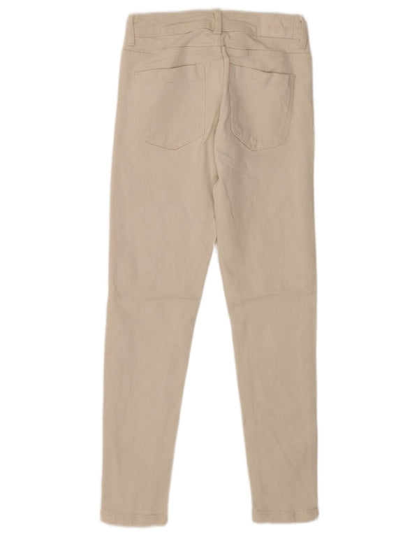 Женские джинсы скинни Zara EU 36 XS W26 L27 Бежевые, хлопок