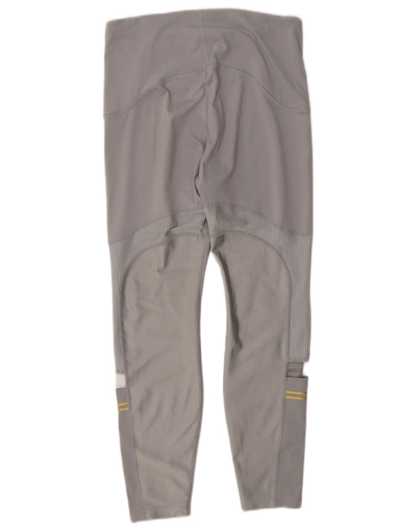 Женские леггинсы Nike Dri Fit UK 12, средний серый полиэстер
