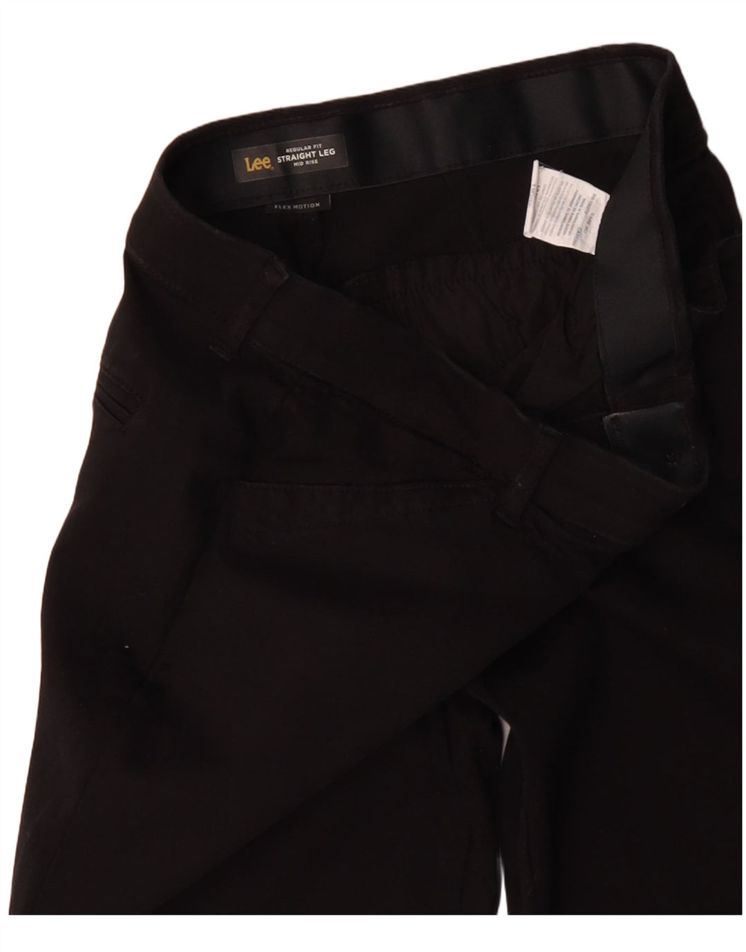 Женские повседневные брюки LEE со средней посадкой стандартного кроя США 8, средние W32 L30, черные