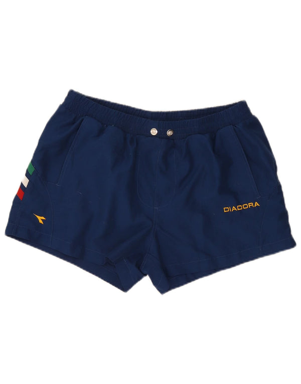Diadora Mens Italia Graphic Swimming Shorts XL  Navy Blue
