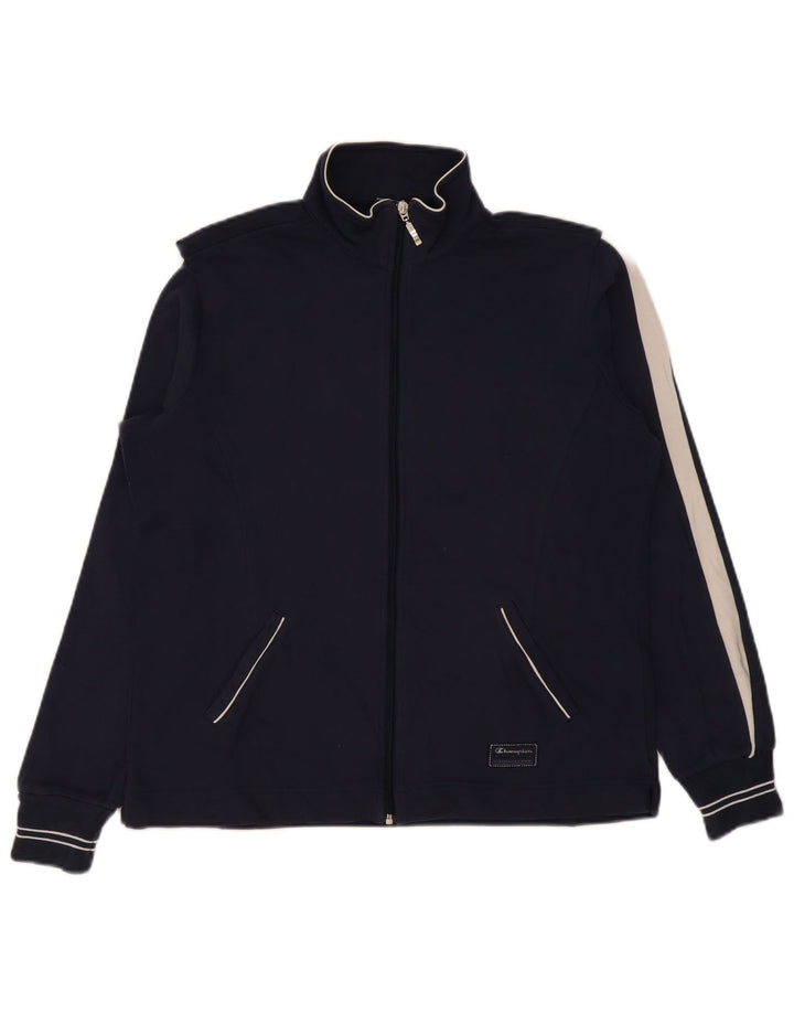Женский спортивный костюм Champion, верхняя куртка UK 18 XL, темно-синий, хлопок