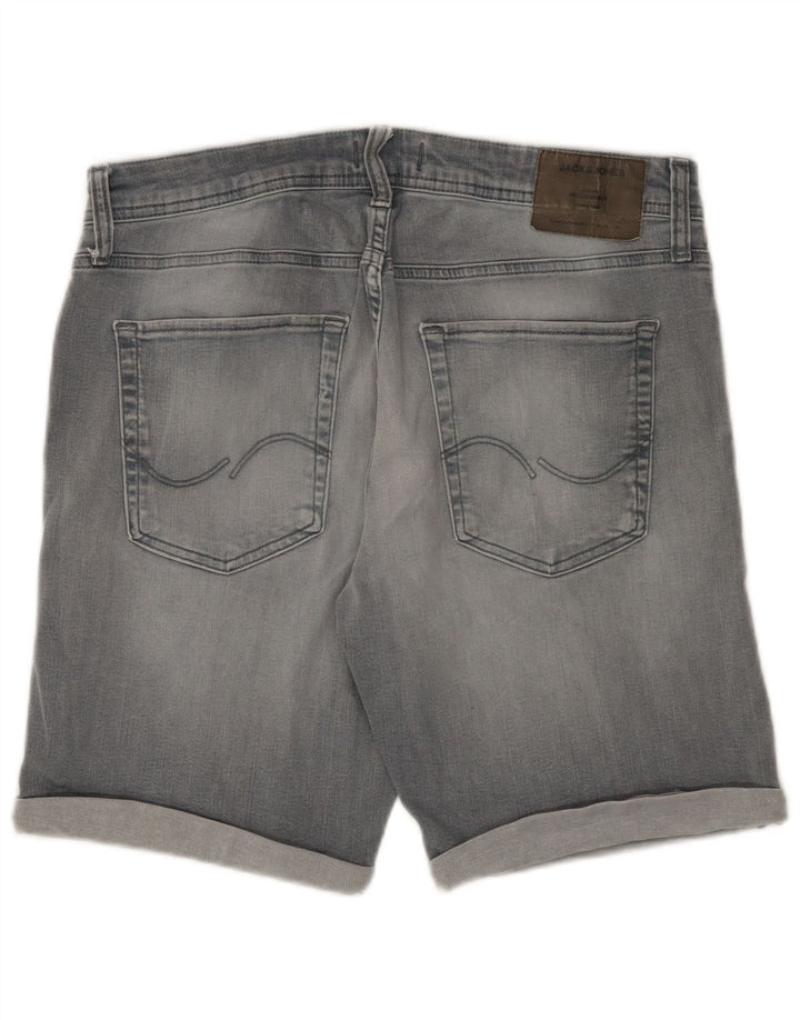 Мужские джинсовые шорты Jack & Jones Regular, большие размеры, W34, серые, хлопок