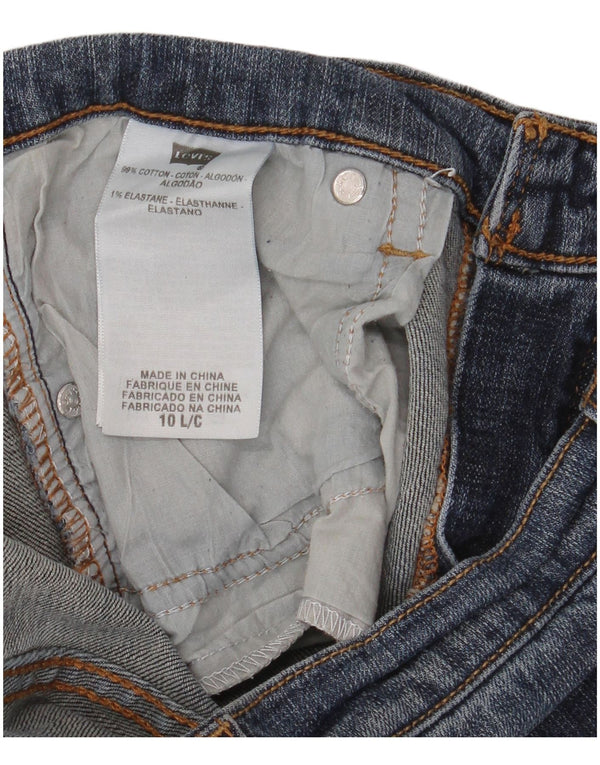 Женские прямые джинсы Levi's 505, размер США 10, большие размеры W32 L34, синий хлопок