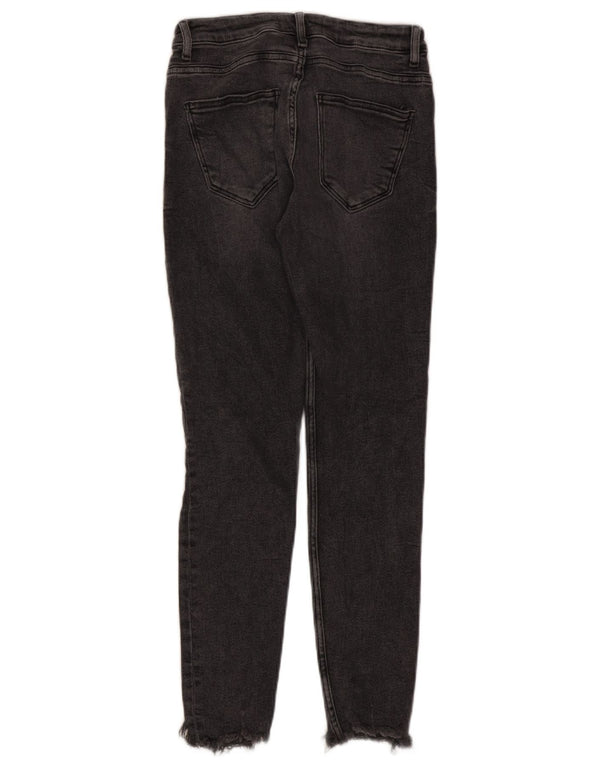 Женские потертые джинсы скинни Zara EU 38 Medium W28 L28 Серый хлопок