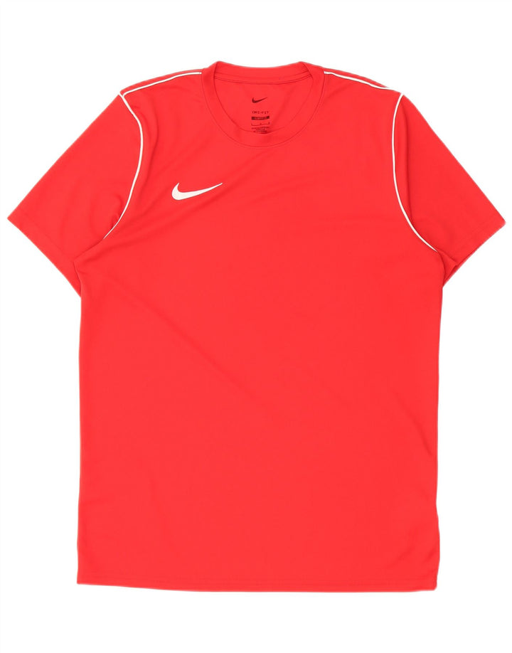 Мужская футболка Nike Dri Fit Slim Fit, большой красный полиэстер