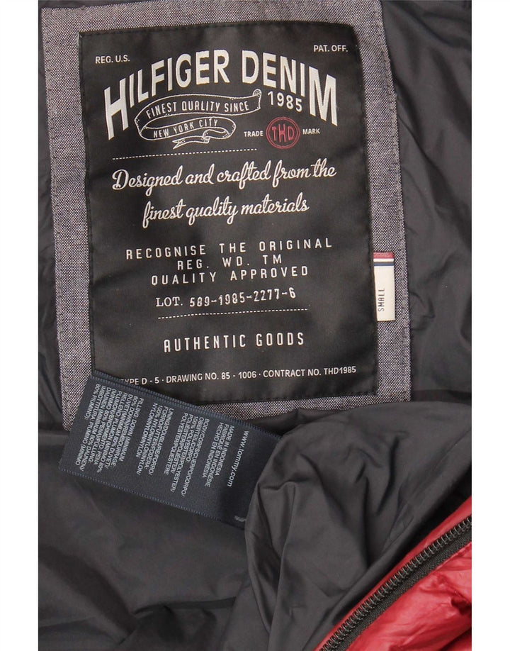 Мужской утепленный жилет Tommy Hilfiger UK 36, маленький красный из полиэстера