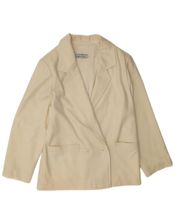 Женский двубортный пиджак Gabriel IT 44 Medium Off White