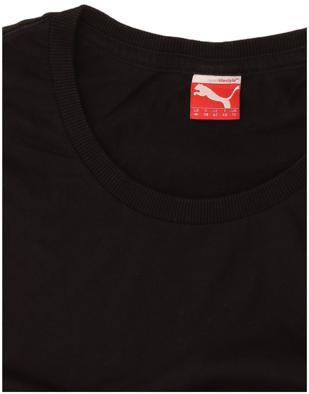 Женская футболка Puma Top UK 12 Medium Black