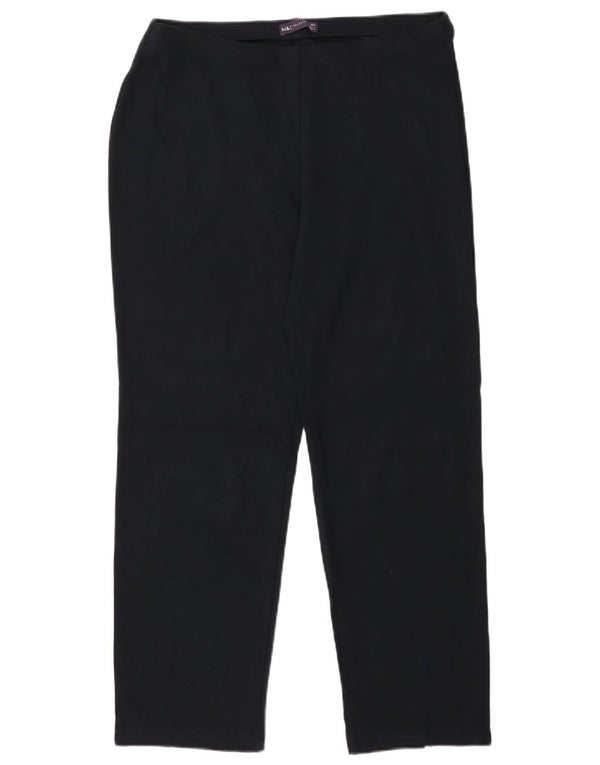 Женские повседневные брюки Marks & Spencer UK 14, большие W34 L29, черные, вискоза