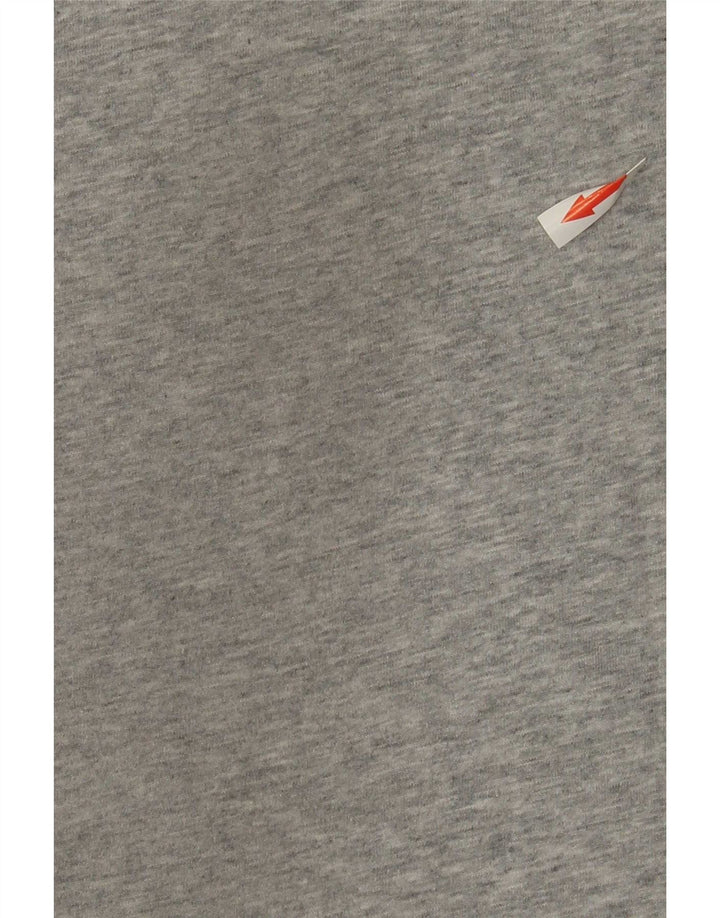 Мужская футболка Nike Dri Fit с рисунком, хлопковый топ среднего серого цвета с крапинками