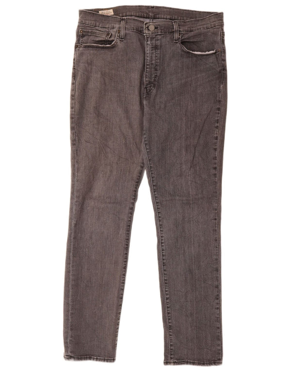 Мужские джинсы Levi's 511 Slim W36 L32 Серые хлопковые