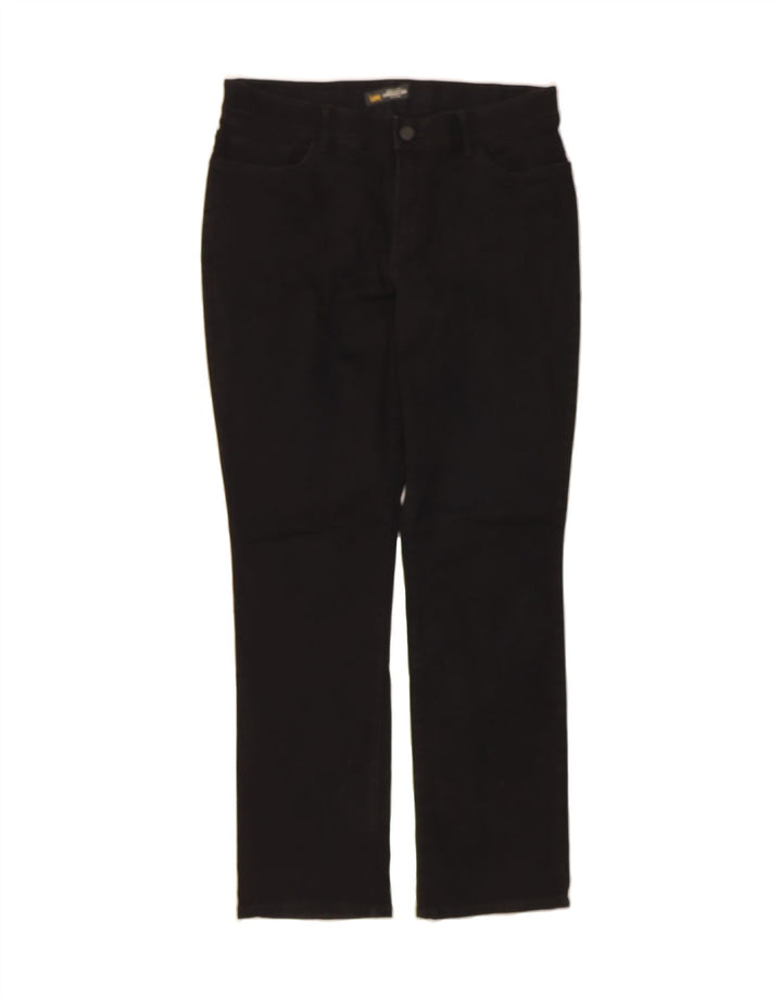 LEE Womens Straight Jeans US 12 Large W34 L31 Black Cotton Vintage Lee and Second-Hand Lee from Messina Hembry 