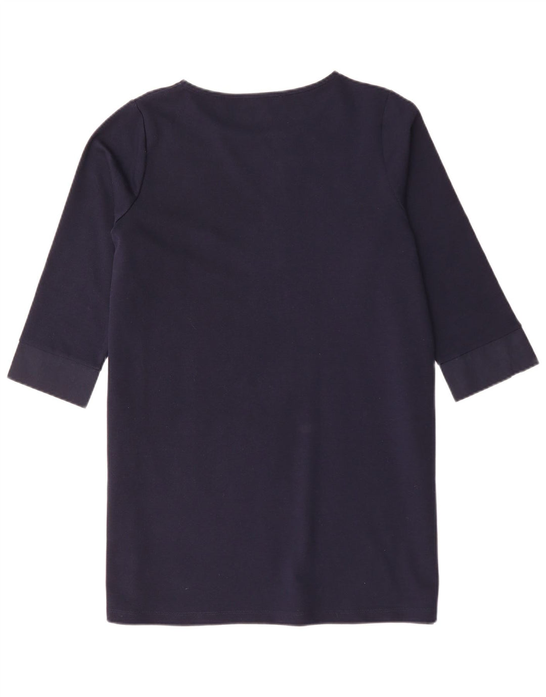 Женское базовое платье с рукавом 3/4 Marks & Spencer, Великобритания, 16, большое, темно-синее, классическое