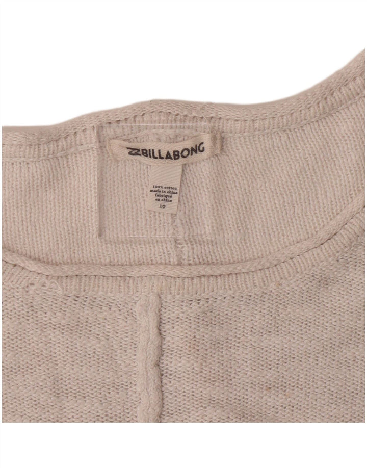 Женский джемпер с вырезом «лодочка» Billabong, Великобритания, 10 маленьких хлопковых розовых полосок