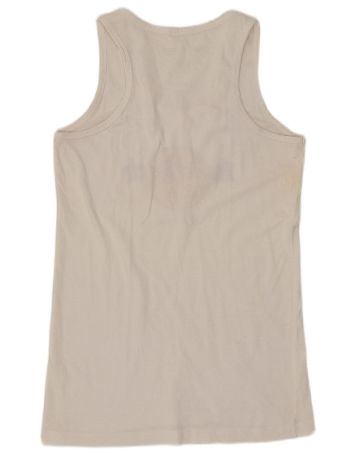 HARD ROCK CAFE Женский жилет с рисунком Istanbul Top UK 12, средний белый хлопок