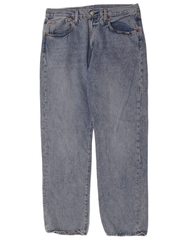 Мужские прямые джинсы Levi's W34 L32 синие, хлопок