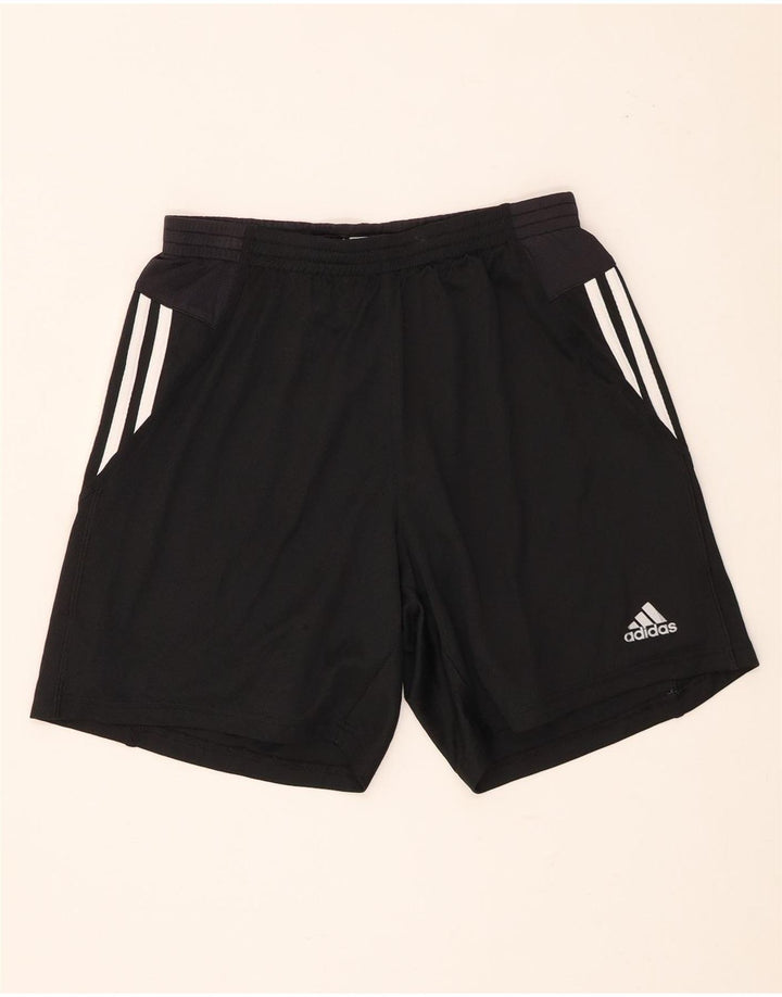Мужские спортивные шорты Adidas Climacool, маленькие черные из полиэстера