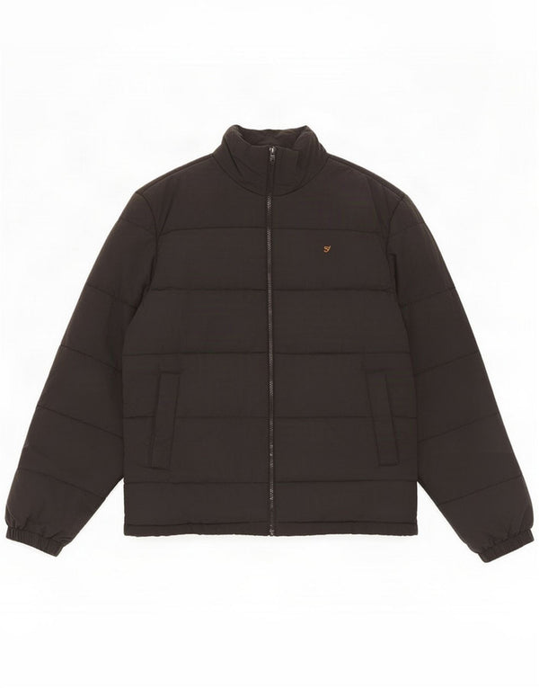 Мужская стеганая куртка Farah UK 42 XL Серый полиамид
