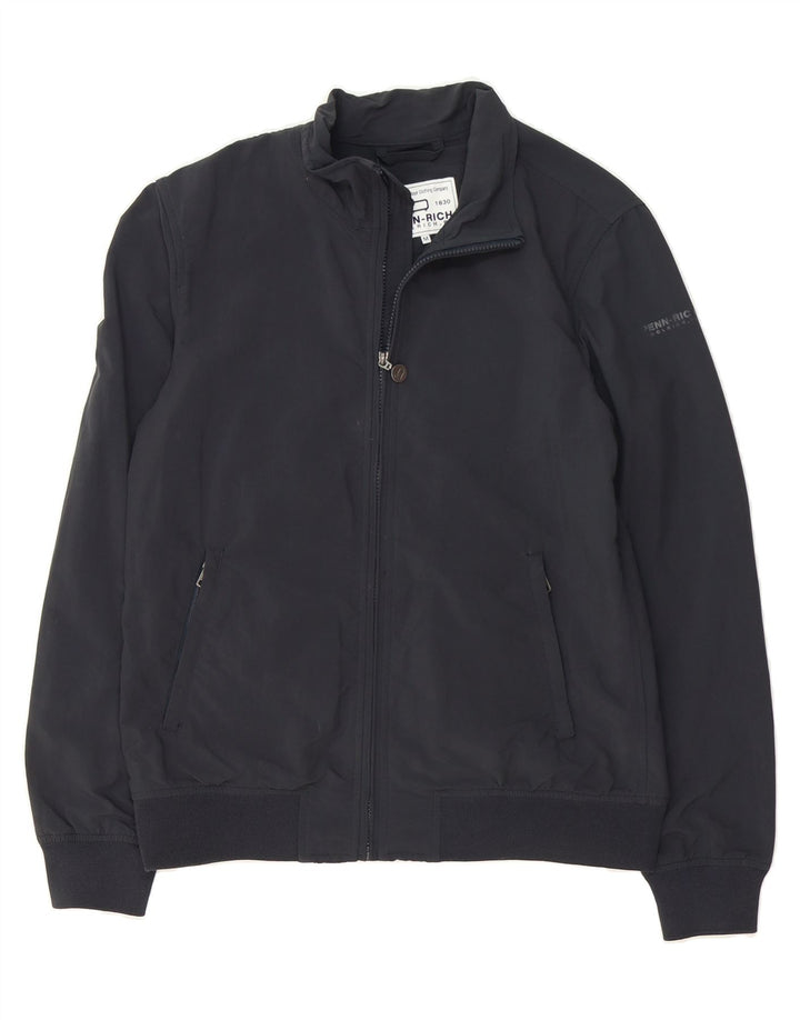WOOLRICH Mens Bomber Jacket UK 38 Medium Black Nylon Vintage Woolrich and Second-Hand Woolrich from Messina Hembry 