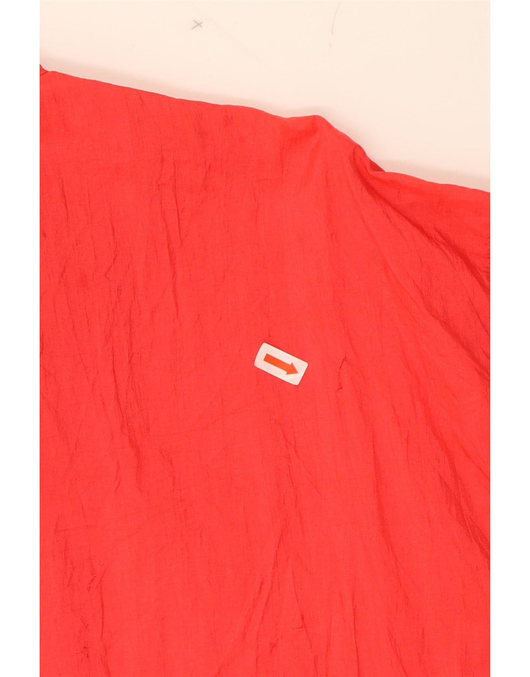 AERO Womens Tracksuit Top Jacket UK 14 Medium Red Nylon Vintage Aero and Second-Hand Aero from Messina Hembry 