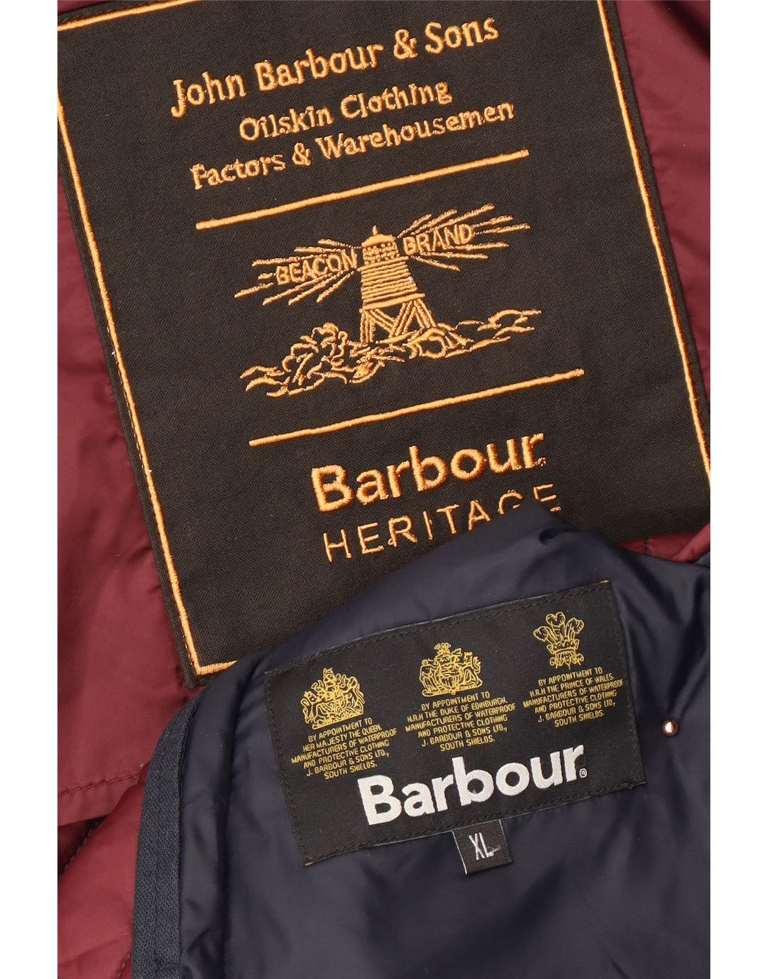 Мужская стеганая куртка BARBOUR Heritage UK 42 XL темно-синяя