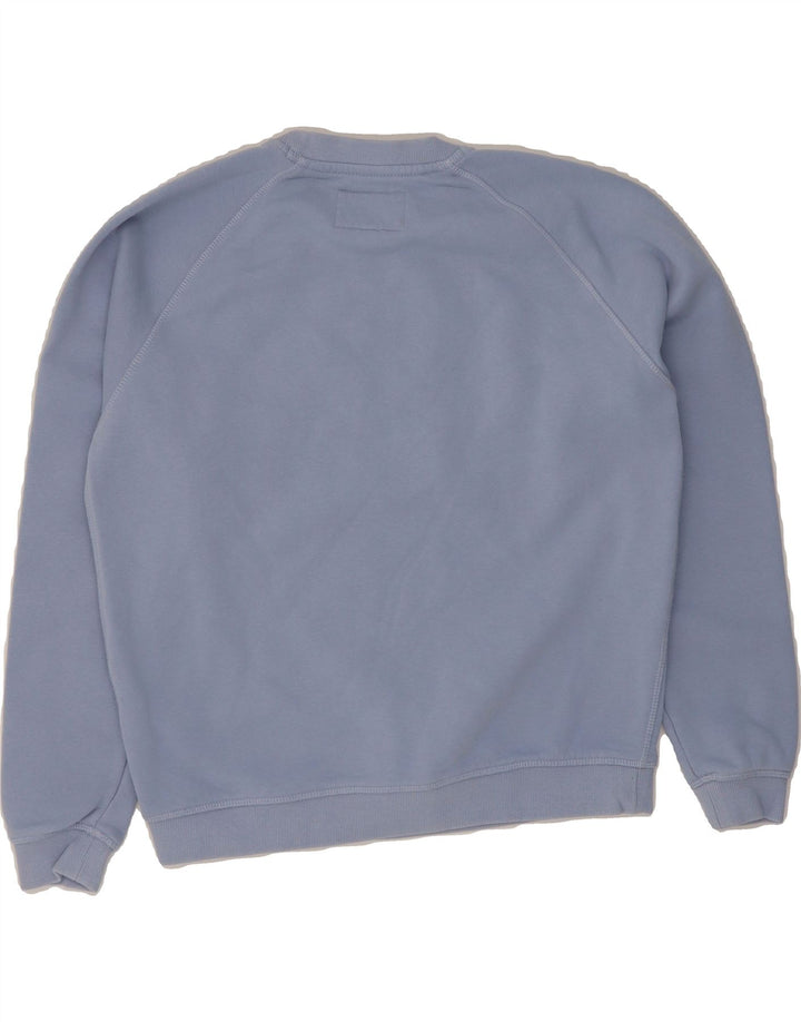 JACK WILLS Womens Oversized Graphic Sweatshirt Jumper UK 10 Small Blue Vintage Jack Wills and Second-Hand Jack Wills from Messina Hembry 
