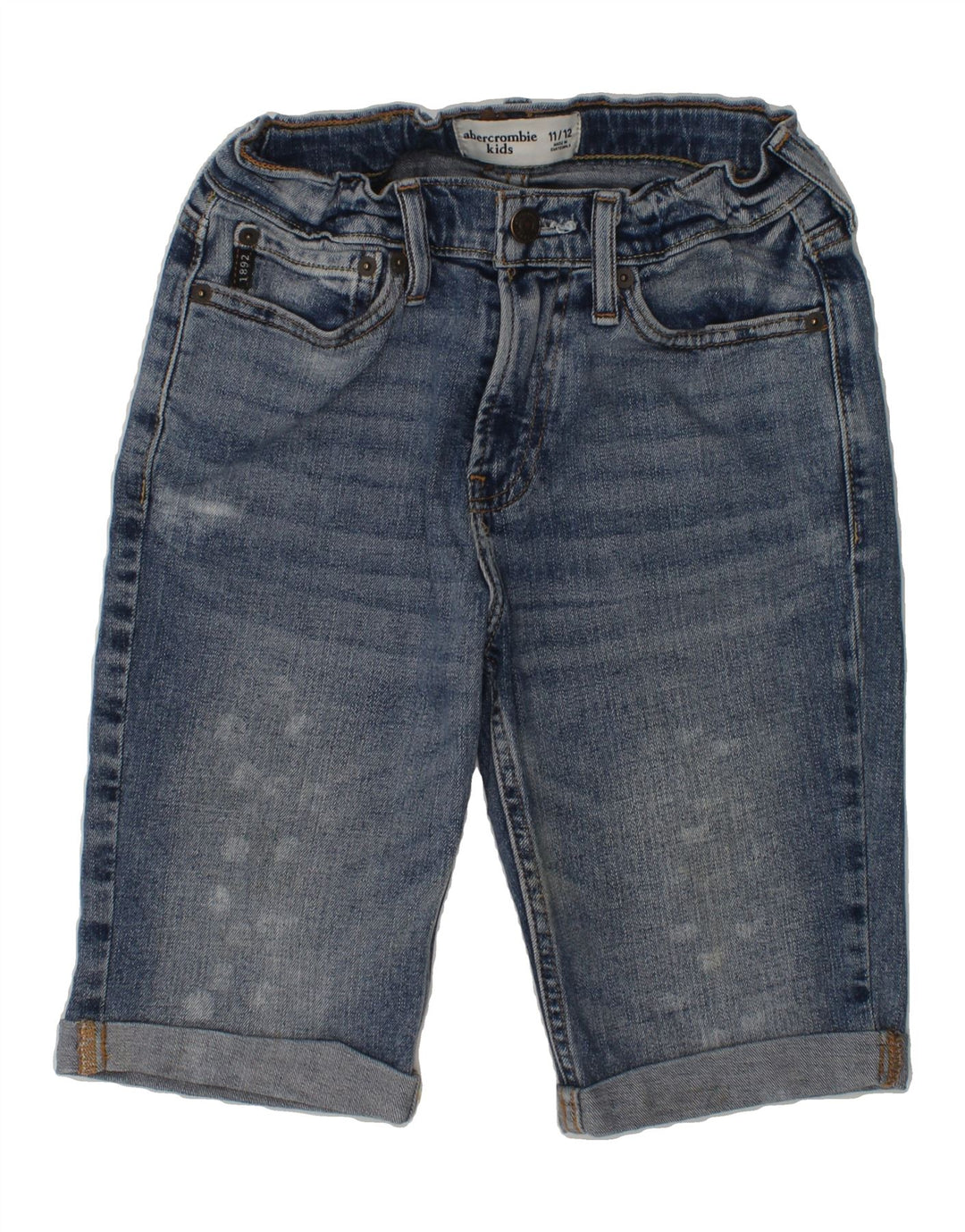 ABERCROMBIE & FITCH Boys Denim Shorts 11-12 Years W24 Blue Cotton | Vintage Abercrombie & Fitch | Thrift | Second-Hand Abercrombie & Fitch | Used Clothing | Messina Hembry 