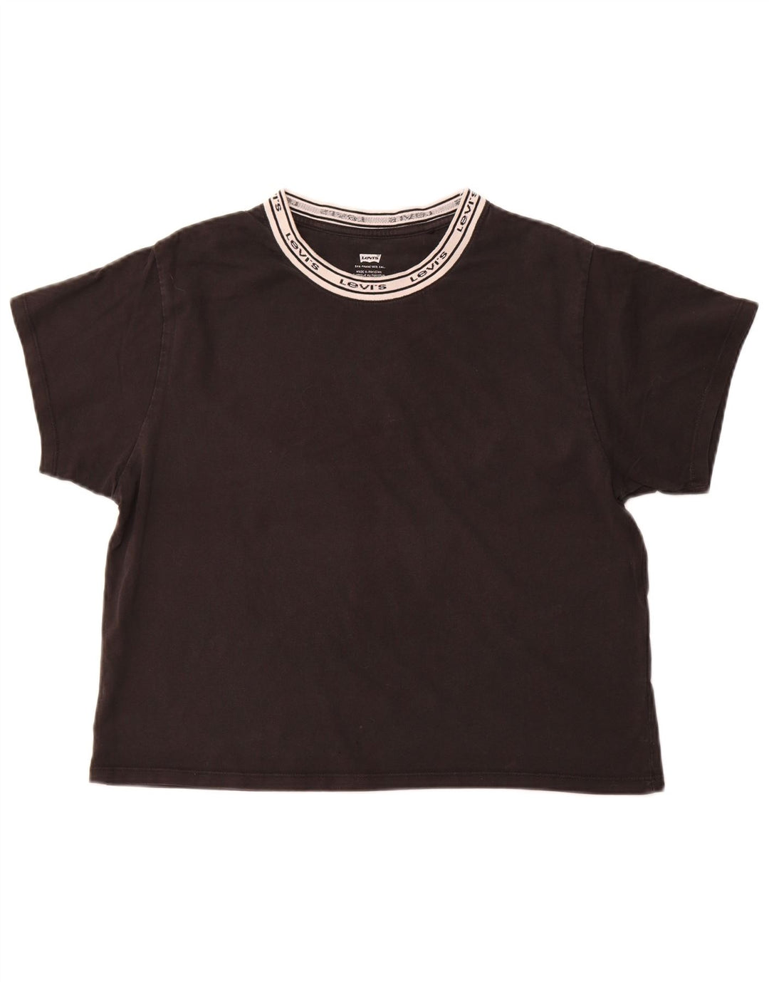 Женская футболка с рисунком LEVI'S Top UK 14 Medium Black
