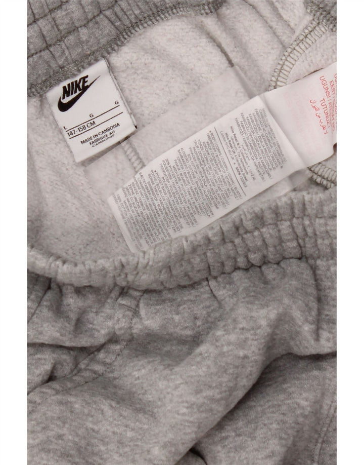 Спортивный костюм NIKE для мальчиков, брюки для бега, 12–13 лет, большой размер, серый хлопок с крапинками