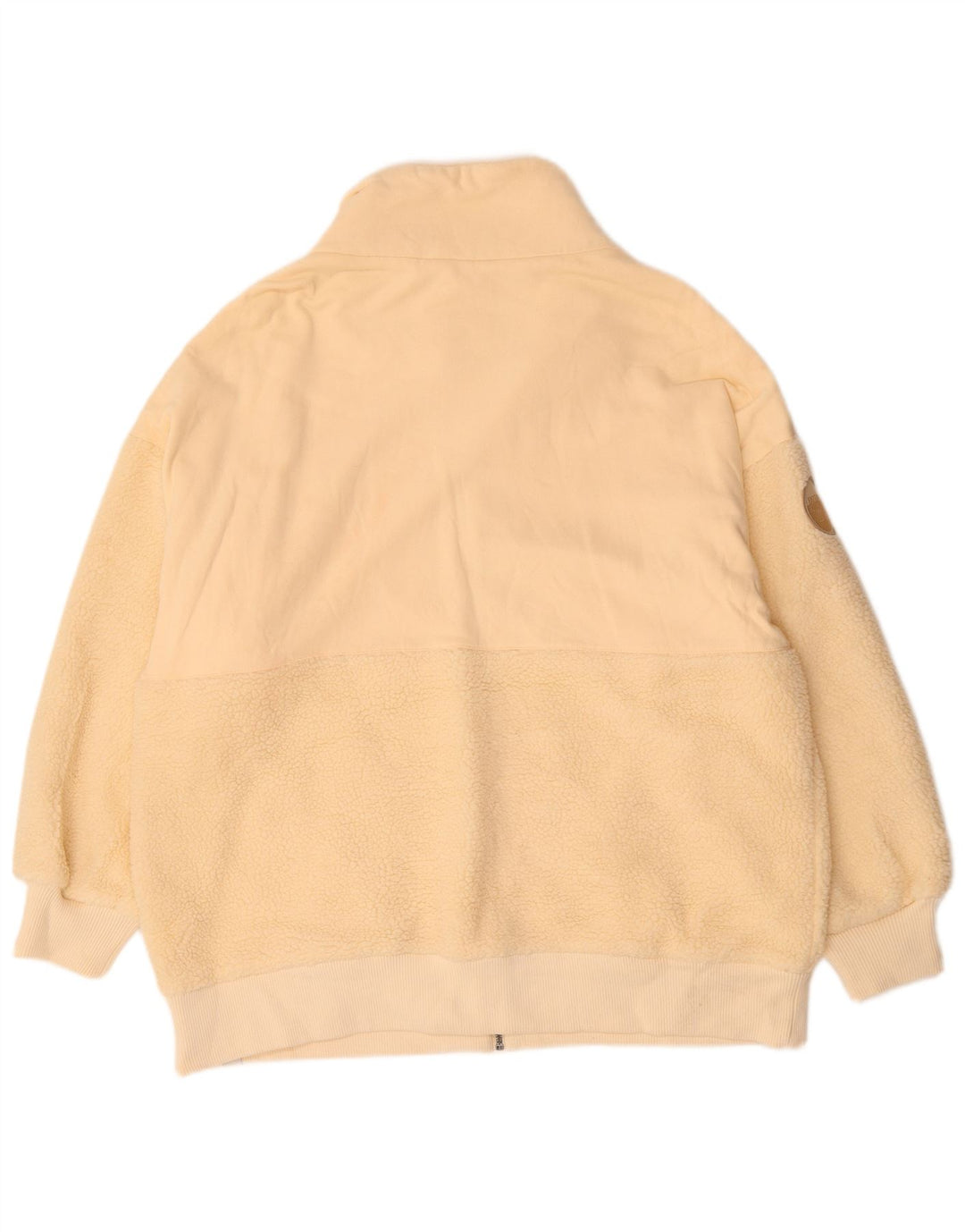 Женская флисовая куртка Fat Face UK 18 XL из белого полиэстера