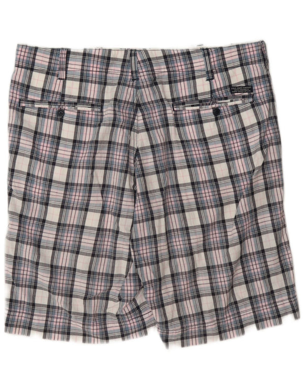 Мужские шорты чинос Polo Ralph Lauren W34, большая разноцветная клетка, хлопок