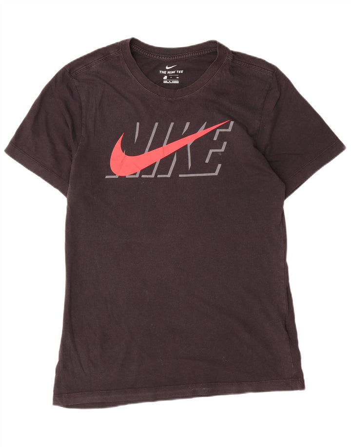 Мужская футболка с рисунком Nike, маленький черный хлопок
