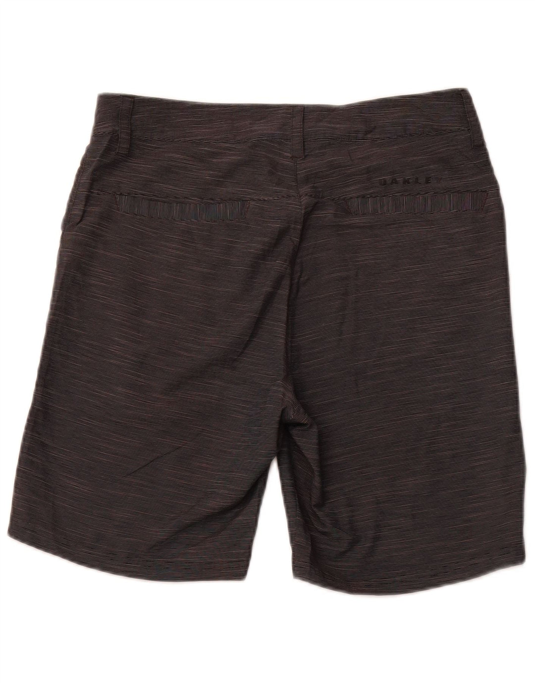 Мужские шорты чинос стандартного кроя Oakley W30, средние серые спортивные полоски в тонкую полоску