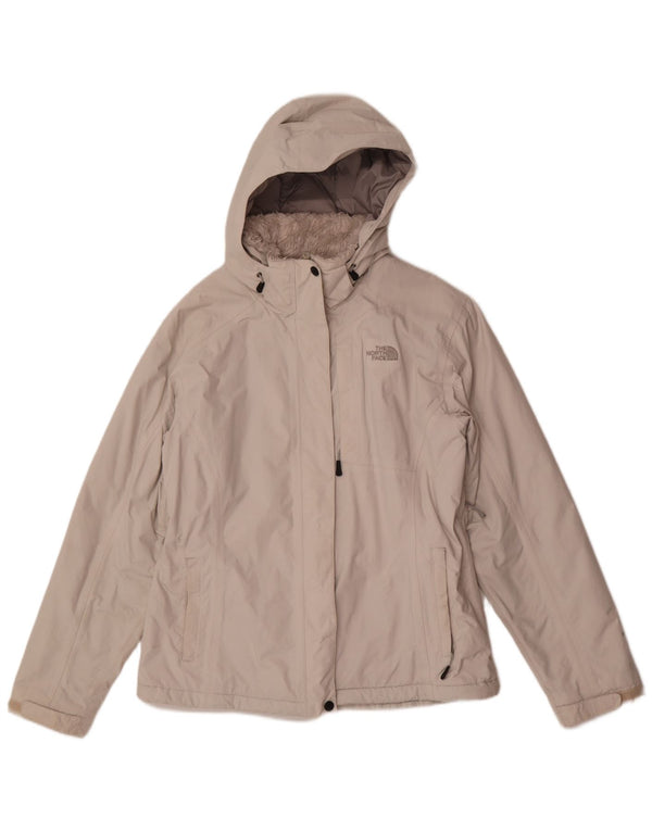 Женская ветровка с капюшоном The North Face UK 16, большой серый полиэстер