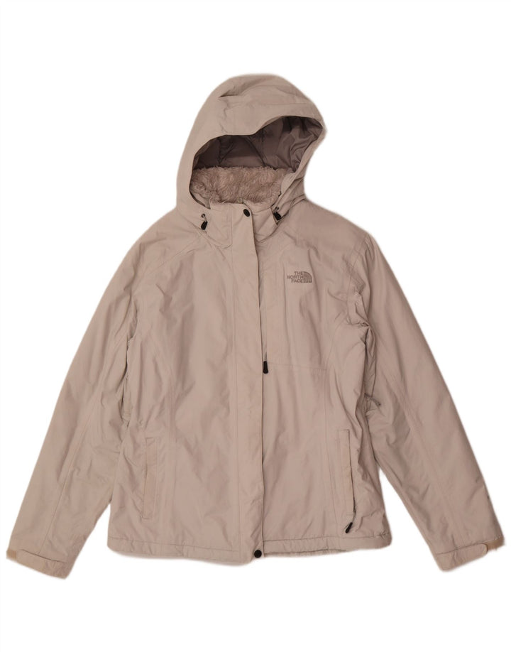 Женская ветровка с капюшоном The North Face UK 16, большой серый полиэстер