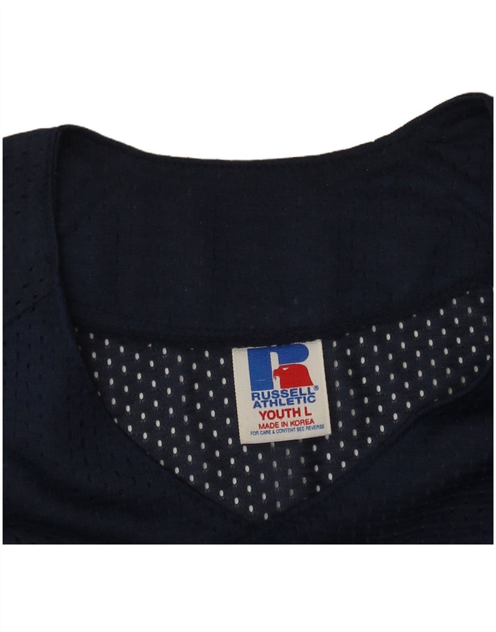 Джерси RUSSELL ATHLETIC для мальчиков 13–14 лет, темно-синий, большой размер