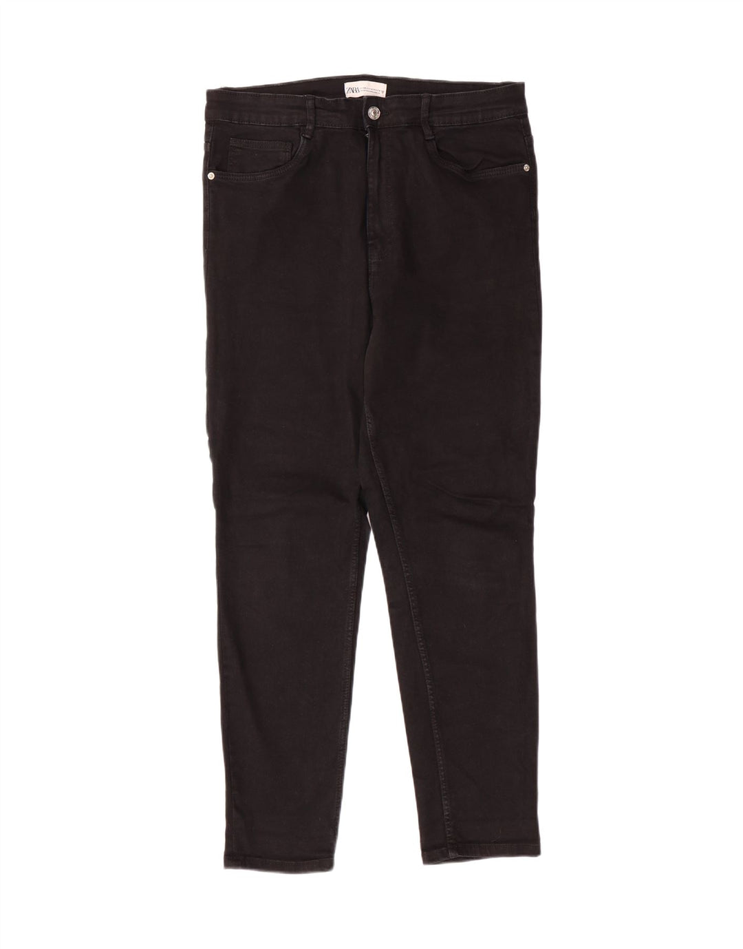 ZARA Womens Slim Jeans EU 44 XL W34 L27 Black