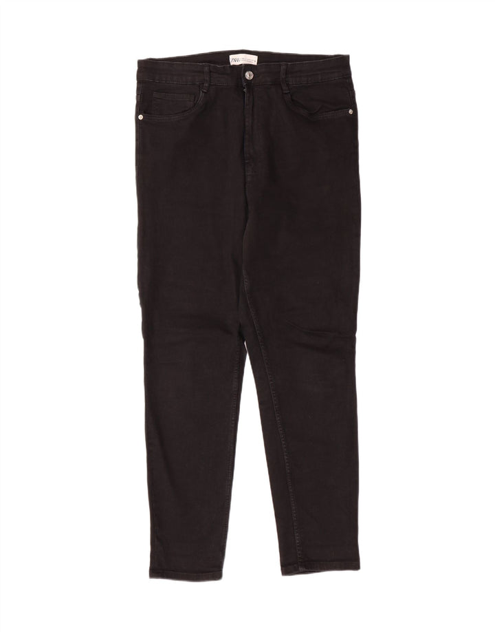 ZARA Womens Slim Jeans EU 44 XL W34 L27 Black