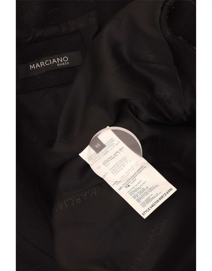 Женский пиджак на 1 пуговице Guess By Marciano IT 46, большой черный цвет шерсти